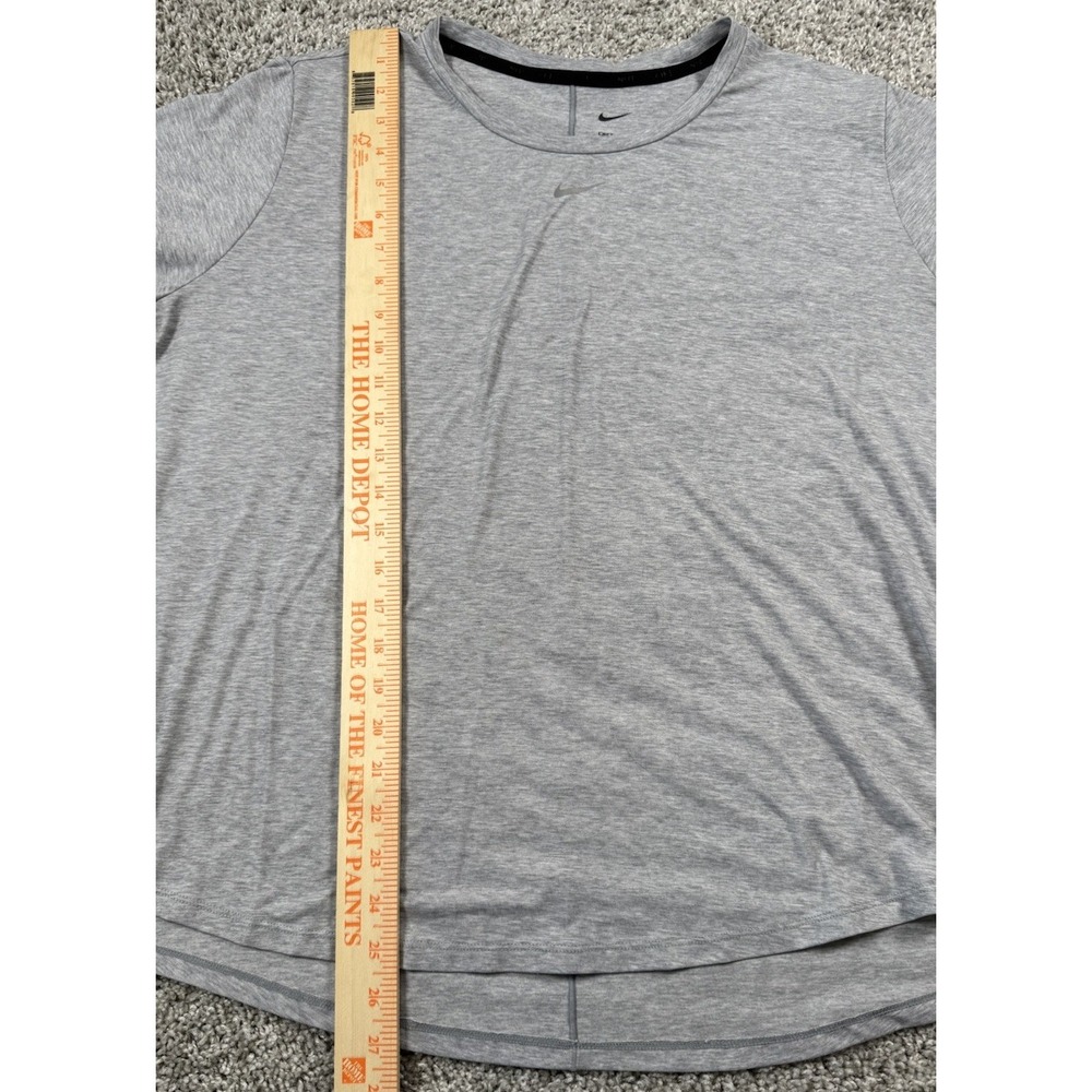 Nike Dri‎ Fit Womens T-Shirts - Lot Of 2 - ECNL Mom And Solid Gray Swoosh L / XL - Picture 13 of 13